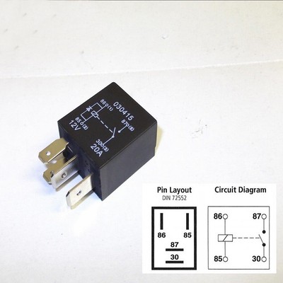 Реле 12v 30 a
