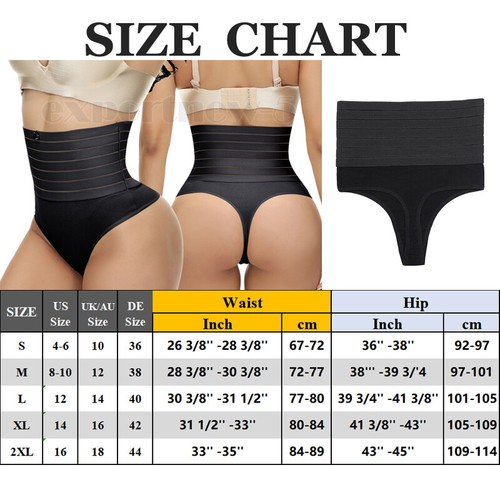 Women Body Shaper High Waist Butt Lift Tummy Control Slim Panties Mesh Underwear - Picture 25 of 30