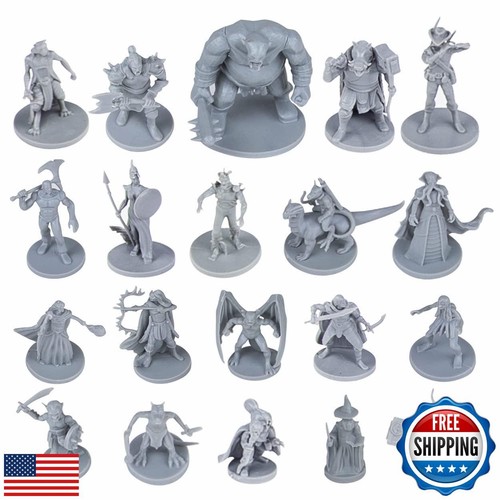 Path Gaming 20 Unique Fantasy Tabletop Miniatures for Dungeons and Dragons Mi