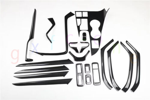 For LEXUS 2016-2022 RX350 450h Carbon Fiber Look Interior Decoration Kit Cover - Foto 2 di 13