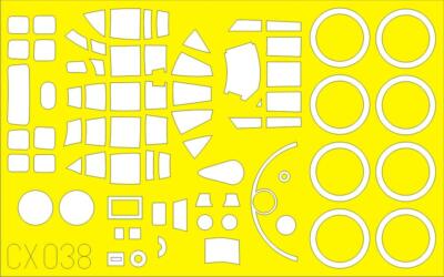 Eduard Mask 1/72 He 177 Greif Mask for Revell  CX 038