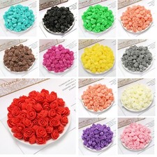500 Pcs Artificial Flower Rose Heads, 3CM Foam Mini Fake Rose Flowers for DIY UK