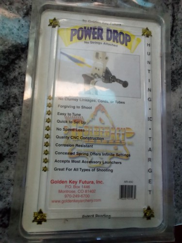 Golden Key Futura Power Drop AR-450 Right Hand Arrow Rest - Picture 2 of 2