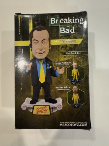 Mezco Toyz Breaking Bad Saul Goodman Bobblehead nuovo - Foto 2 di 2