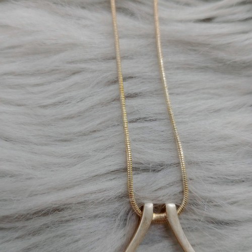 Collana con ciondolo ovale e perle a goccia catena lunga Lane Bryant nuova con etichette - Foto 4 di 7
