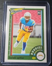 Isaiah Spiller - Classics Football 2022 - Los Angeles Chargers - Rookies - RC