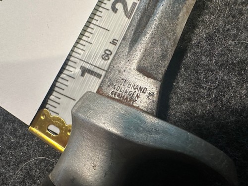 Vintage Edge Solingen Germany Model 487 Hunting/Fighting Knife W/ Sheath - Picture 2 of 7