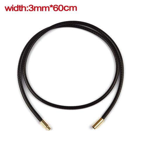 Collar de cadena de cuero con cuerda trenzada encerada hecho a mano hombres mujeres 45-60 cm Reino Unido - Imagen 17 de 30
