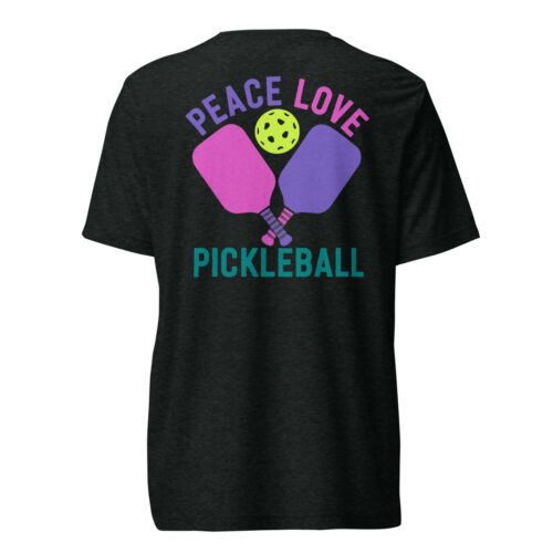 Women's Peace, Love, Pickleball Short Sleeve T-Shirt - Picture 13 of 110