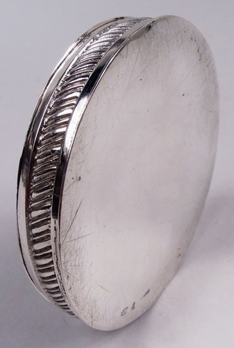 Caja Wilhelm Ludwig antigua baratija rococó recuerdo Hanau plata esterlina alemana - Imagen 6 de 8