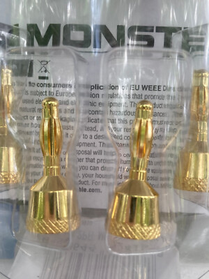 Monster Lock Banana Plugs for Master Pin Tips z2 biwire bi-wire z