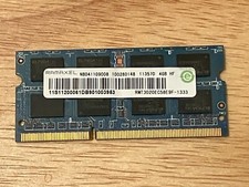 Gently Used RAMAXEL 1333 Speed 4GB Memory Dimm, PC3-10600 Notebook Ram
