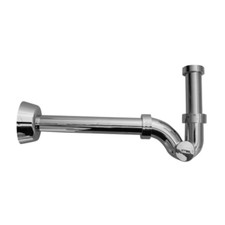 Bonomini Royal S-S Siphon in ABS Without Basin 1" Ø26x250mm with Brass Nuts