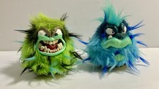 Lot Of 2 Grumblies Tremor  Hydro Interactive Plush Toys 2018 Skyrocket Toys