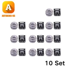 10 Set Transmission Gear Linkage Shifter Bushing w/Clip for Mercedes 1967-1996