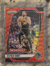 2024-25 Panini Prizm Monopoly - Stephen Curry #83 Ruby Wave Prizm