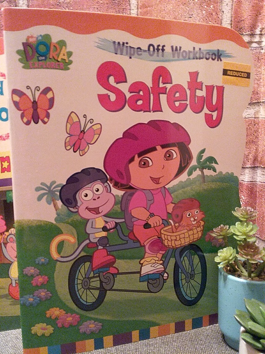 Vtg 2003 Dora The Explorer SAFETY & ADDITION AND SUBTRACTION