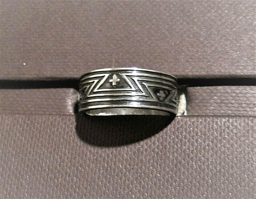 Ring, 925er Silber, teilw. geschwärzt. Breite 0,7 cm - Picture 4 of 7