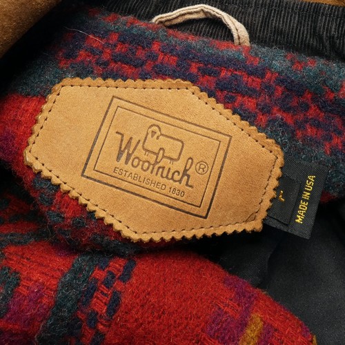 Vtg Woolrich Women’s Wool Coat Duster Blanket Southwest Aztec Medium Weight L - Picture 14 of 15