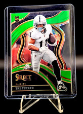 2023 Panini Select Tre Tucker Rookie Neon Green Die Cut 408/299 #214