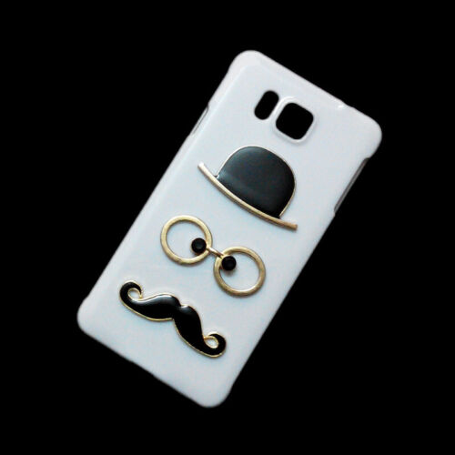 Case For Samsung Alpha Express J1 J7 Core Fame 3D Cute Mustache Back Hard Cover - Picture 2 of 9