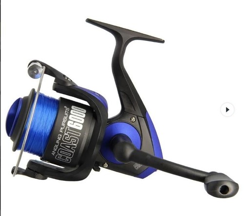 Sea Fishing COAST 6000 Reel Beach Shore Casting Fixed Spool + 20 lb Line - Picture 4 of 8