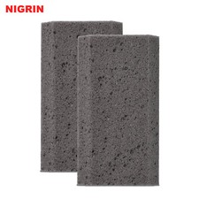 2x NIGRIN Autoschwamm Jumbo eckig Kanten abgeflacht Schwamm Autowäsche