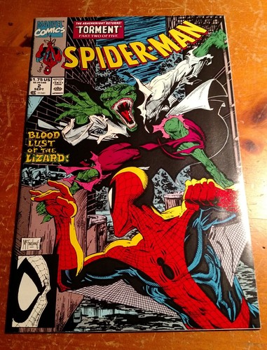 🕷 McFARLANE'S SpiDeR-MaN #2 9.8 von 1990 ~ToRMeNT Pt 2~ 🕸 - Bild 1 von 7