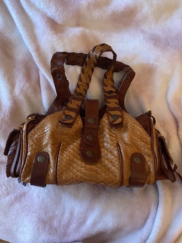 Chloe Silverado Python Bag