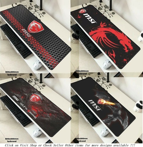 80X30cm SuperHeroes Extra Large Gaming Mouse Mat Pad Non-Slip f PC Office Laptop - Picture 8 of 10