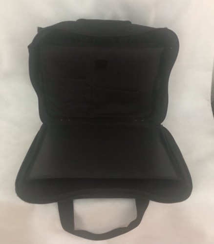 Black Laptop Rolling Carry-On Briefcase Bag 14 X 16 X 7 PREOWNED - Picture 4 of 9