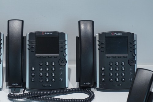 8 POLYCOM VVX-310 12-LINE COLOR VOIP GIGABIT PoE DESKTOP BUSINESS TELEPHONES - Picture 6 of 9