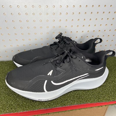 Nike Mens Air Zoom Pegasus 37 Shield Running Shoe CQ7935 002 Black Size 13