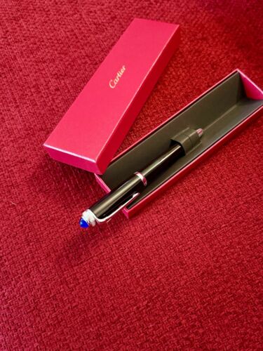 NEW Cartier VIP Gift Pen, Palladium-Finish, Premium Rollerball, Refillable Lux - Foto 2 di 13