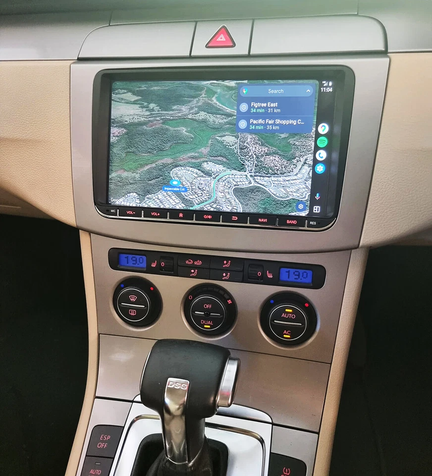 Für VW Passat 2004-17 Autoradio Android Carplay GPS Bluetooth + Mik Kamera 2 DIN - Bild 2 von 4