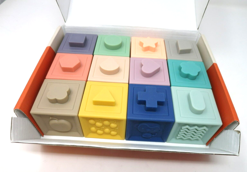 Litand Soft Stacking Blocks for Baby 6+Month 12 PCS Montessori Sensory New - Picture 3 of 10