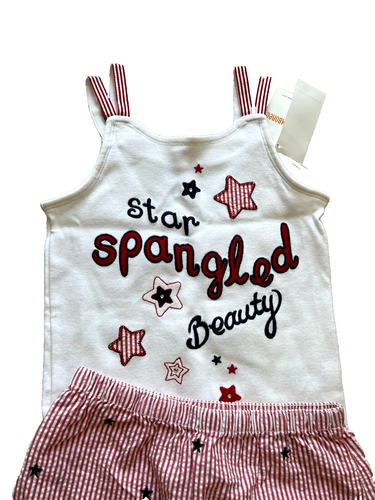 NWT NEW Gymboree 4th of July outfit see sucker skirt tank top 5 yrs old - Picture 2 of 7