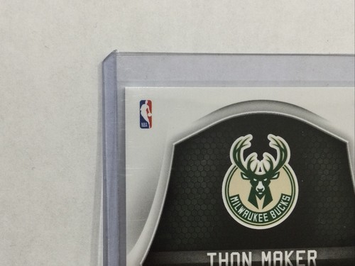 Thon Maker 2018-19 Certified #9 Mirror Blue SP 87/199 Bucks Card - Picture 12 of 12