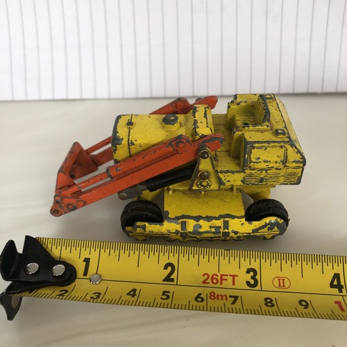 Matchbox KingSize K-9 Caterpillar Excavator, 1970, no scoop/bucket pit - Picture 7 of 7