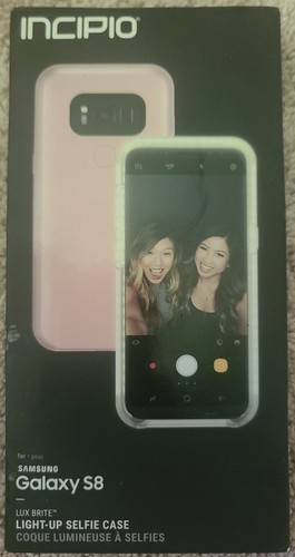 PINK INCIPIO SAMSUNG GALAXY S8 LIGHT-UP SELFIE CASE - NEW IN BOX! - Picture 1 of 3