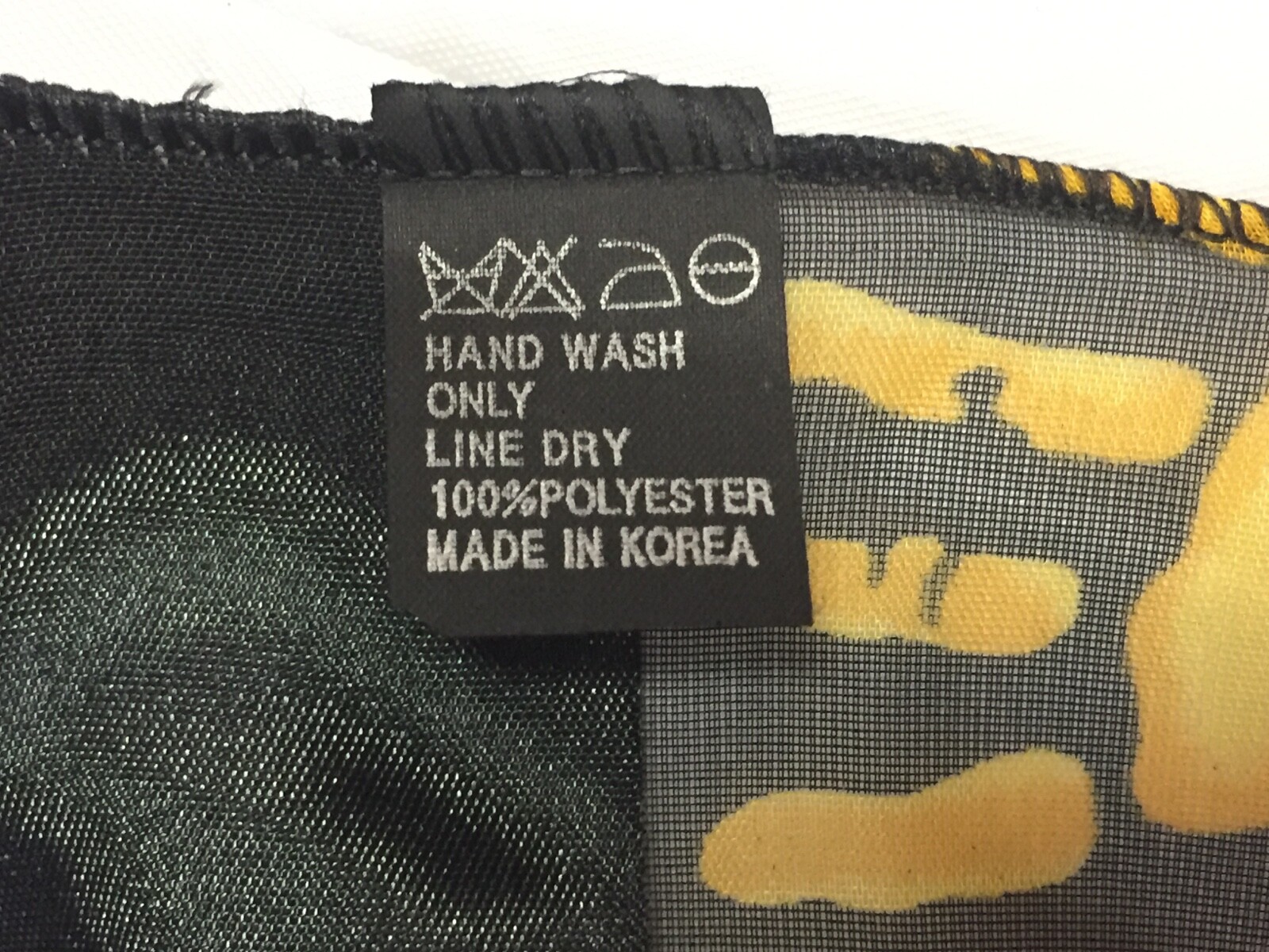 "Tiny Hands" Semi Sheer Rectangular Scarf Pro Lif… - image 4