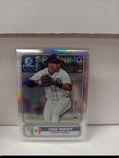 2020 Bowman Chrome Baseball Refractor Spanning The Globe #STG-IP Isaac Paredes