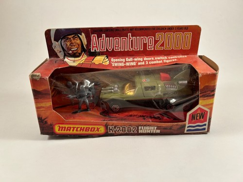 Vintage Matchbox Adventure 2000 K-2002 Flight Hunter Boxed Unpunched Card - Picture 1 of 20