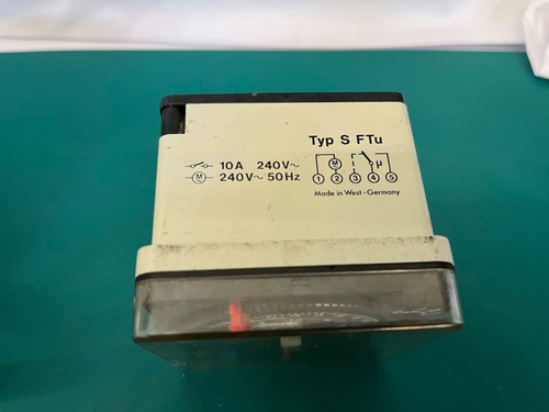 TYP S FTU 12/24 Stunden analoge Panelhalterung Timer weiß 240 V 10 A - Bild 2 von 3