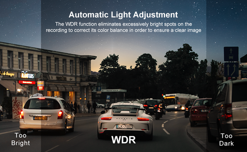 Dashcam Caméra de Voiture 1080P 170° 3" Full HD LCD Vision Nocturne Enregistreur - Foto 7 di 9