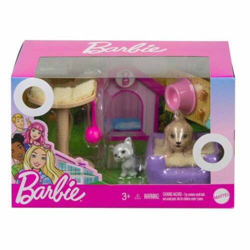 3 Barbie Accessory Packs Bundle Lounging Beach Day Pet Playdate HBF04 - Imagen 11 de 12