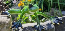 l&auml;ssig - Frosch frog Fr&ouml;sche Wandkletterer 30cm