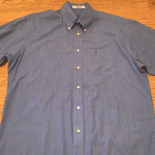 Duck Head 1865 Men's L Large L/S Button Up Dress Shirt Blue 16-16.5 34/35 - Picture 4 of 10