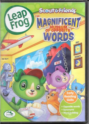 LEAP FROG-SCOUT & FRIENDS-MAGNIFICENT MUSEUM-DVD-2013-FREE SHIPPING IN CANADA