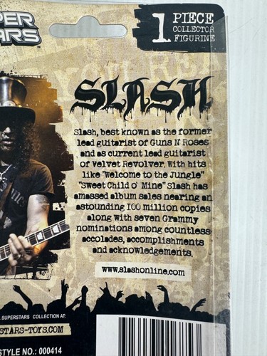 Slash Super Stars Series 1 2009 New Open Box Free Postage - Picture 11 of 11